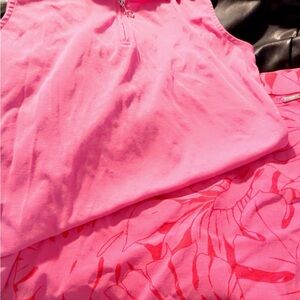 Rafaella Pink Women's Skort set with Sleeveless Top